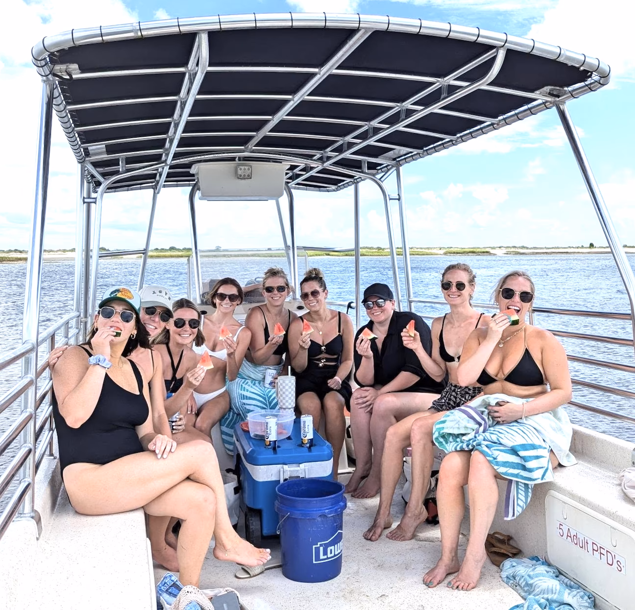 Bachelorette Party and Large Group Charters (Tideline Tours) in Folly Beach